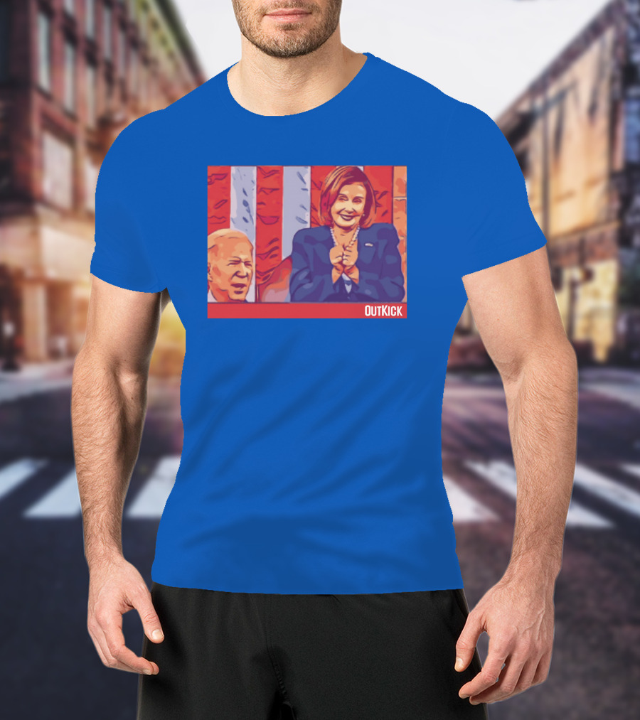 OutKick Creepy Pelosi Patriotic T-Shirt