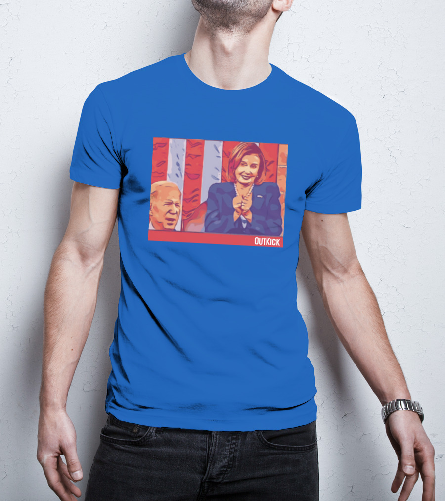 OutKick Creepy Pelosi Patriotic T-Shirt