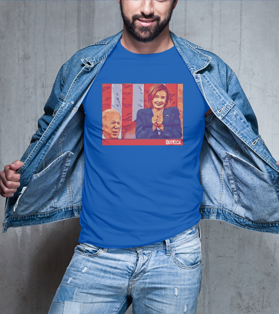 OutKick Creepy Pelosi Patriotic T-Shirt