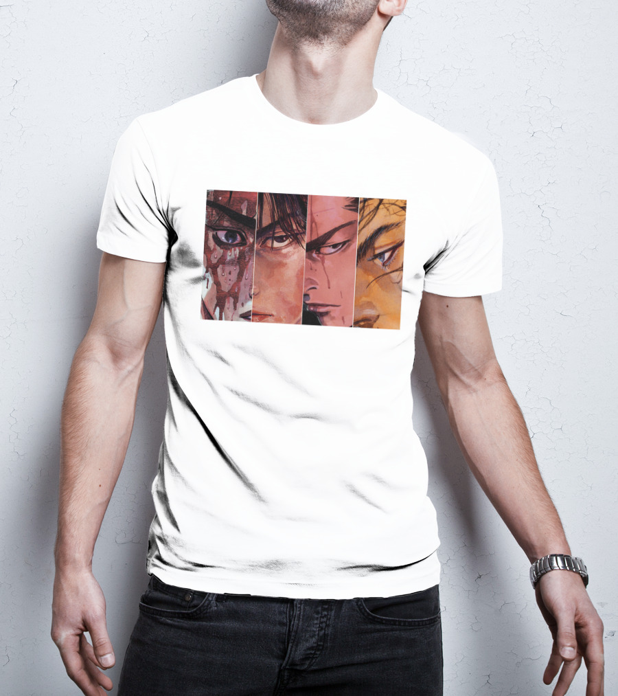 Vagabond Miyamoto Musashi Sasaki Takehiko Inoue Manga T-Shirt
