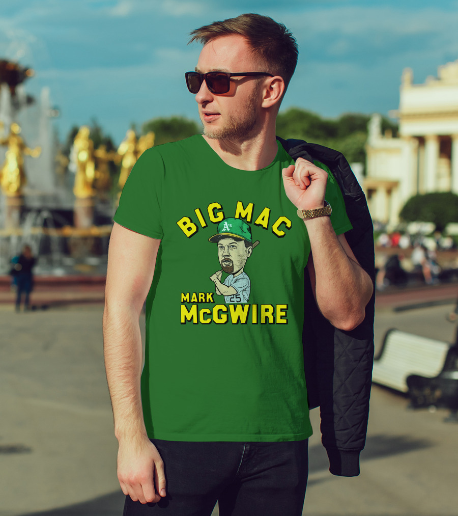 Big Mac Mark McGwire Oakland A's 25 T-Shirt