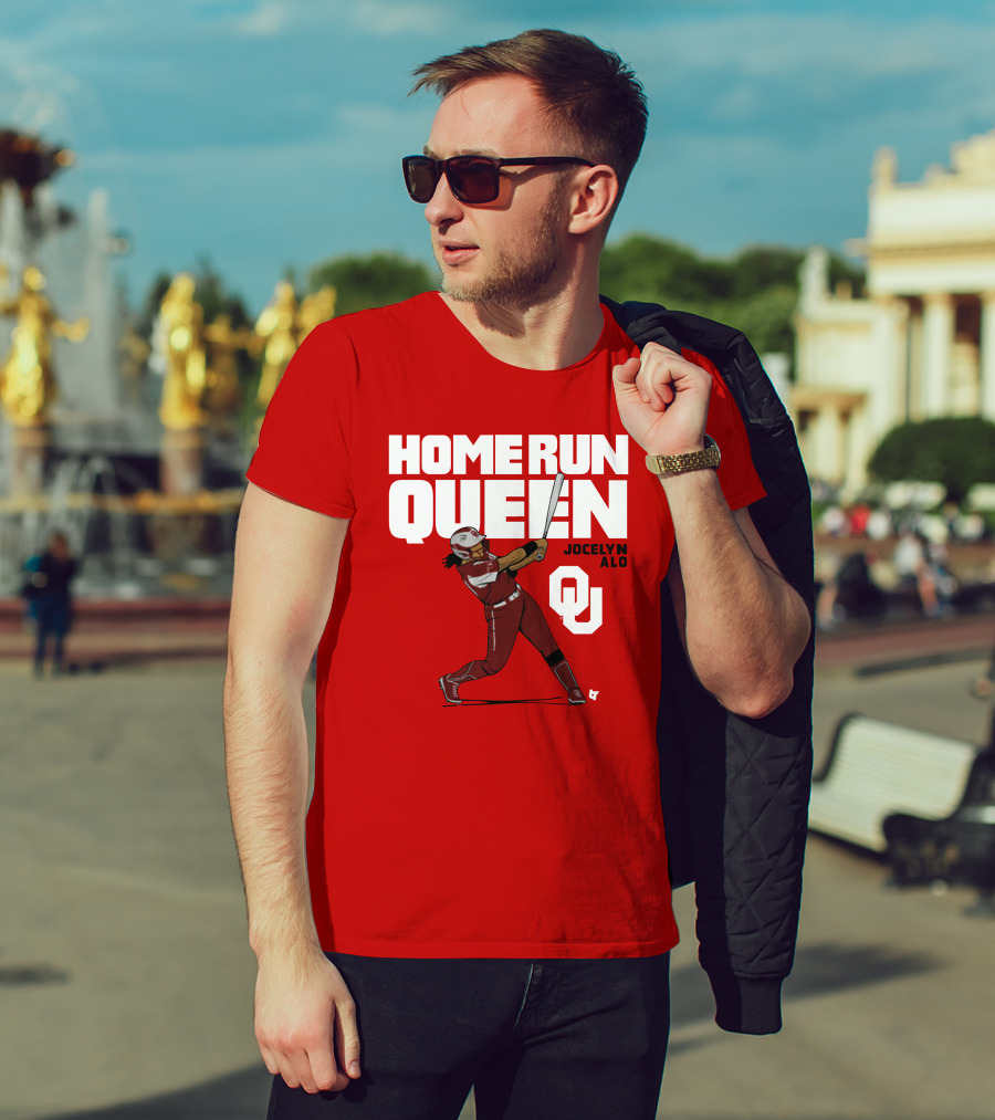 Home Run Queen Jocelyn Alo Oklahoma OU T-Shirt
