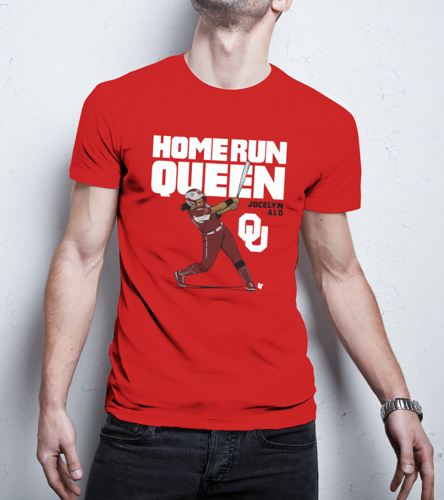 Home Run Queen Jocelyn Alo Oklahoma OU T-Shirt