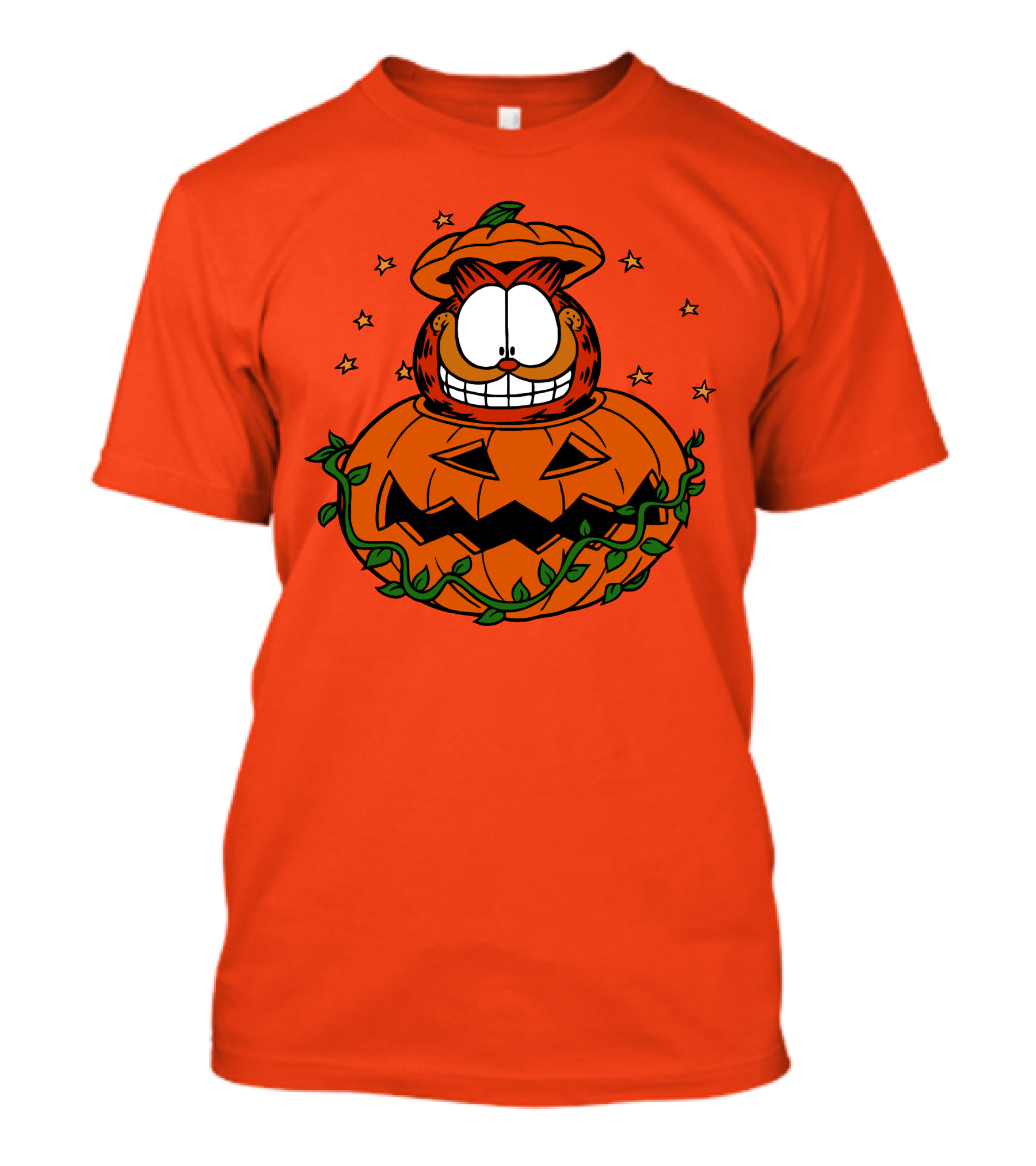 Garfield Jack-O'-Lantern Halloween Pumpkin T-Shirt