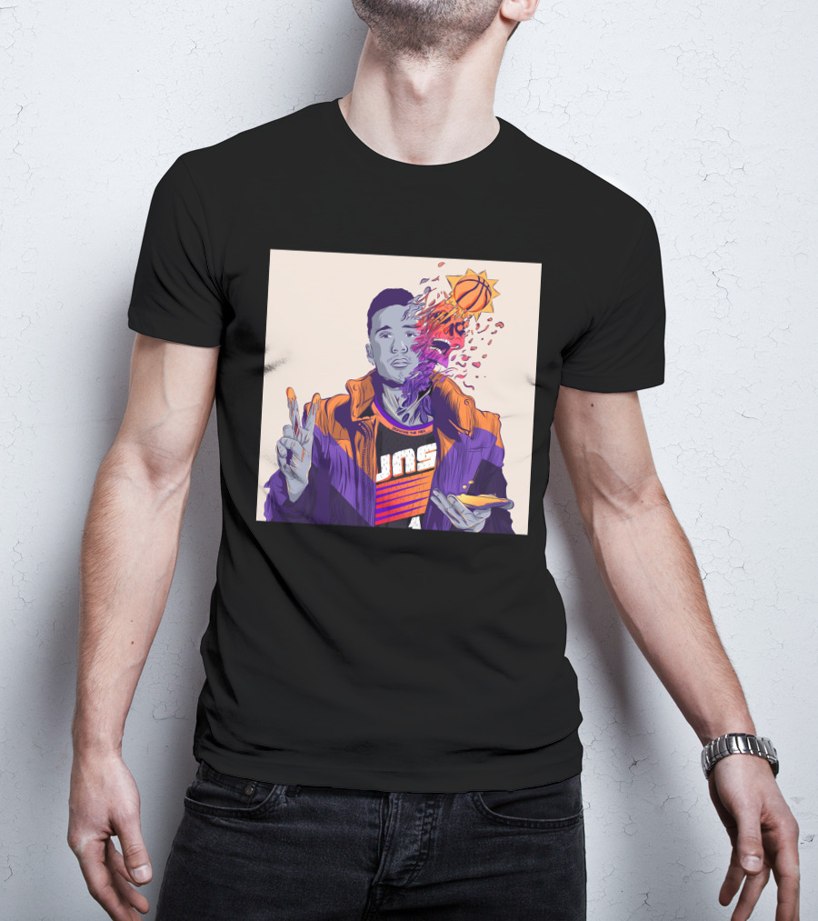 Dangerous Devin Booker Suns Basketball Explosion T-Shirt