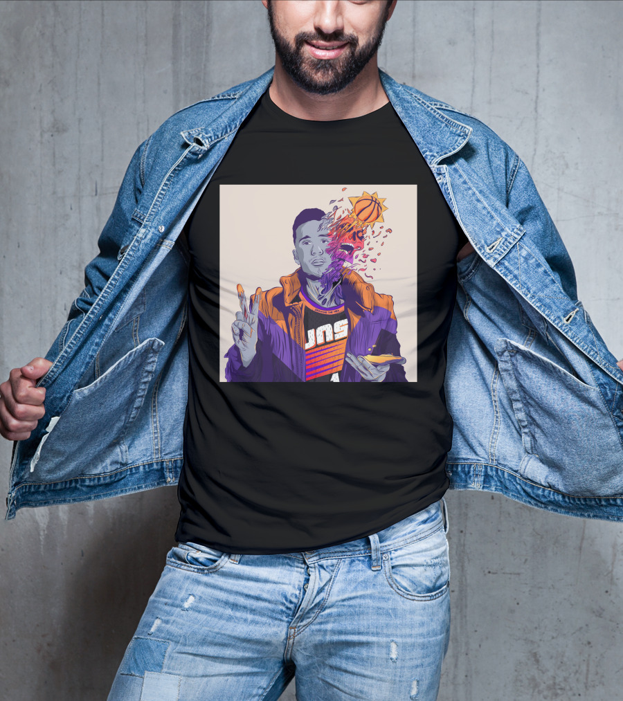 Dangerous Devin Booker Suns Basketball Explosion T-Shirt