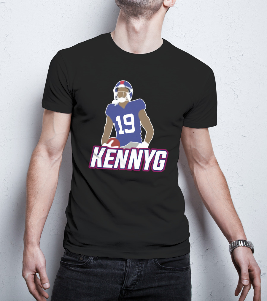 KENNYG 19 Football Player T-Shirt