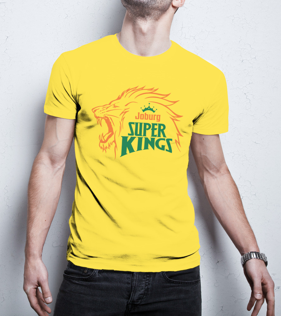 Joburg Super Kings Roaring Lion Emblem T-Shirt