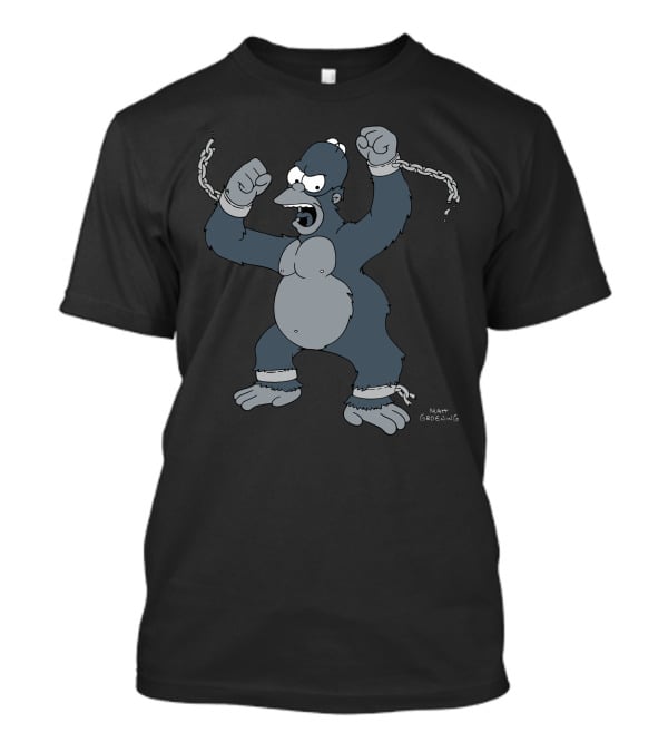 King Homer The Simpsons Matt Groening T-Shirt