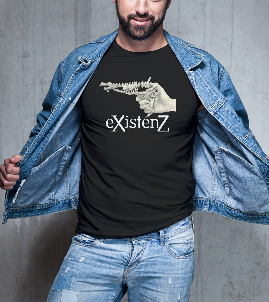 EXistenZ Bone Gun Hand Retro 90s Film T-Shirt