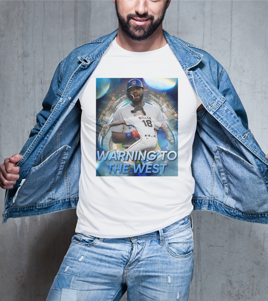 Warning To The West Miller 18 Baseball Showdown T-Shirt