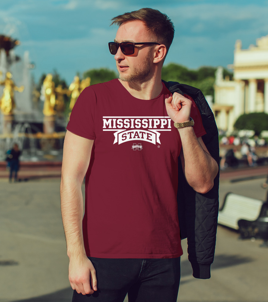 Mississippi State University Bulldogs M State Wordmark T-Shirt