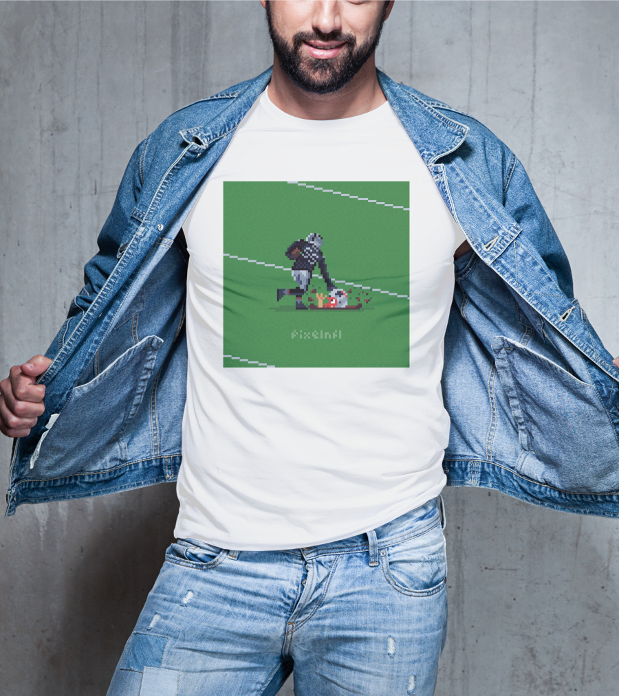 Chandler Jones Football Action Scene T-Shirt