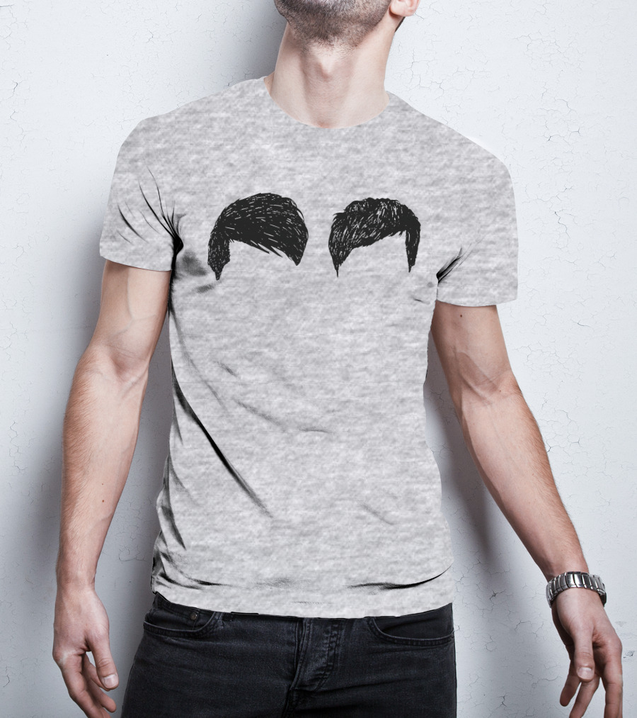 Dan And Phil Fringe Hair Iconic T-Shirt