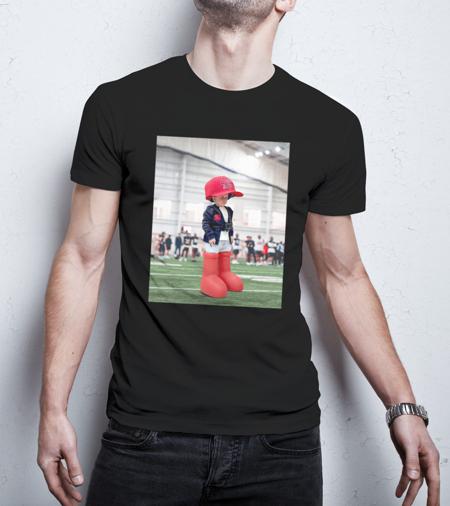 Hasbulla Wearing Come To The Sip Cap And Boots On Football Field T-Shirt