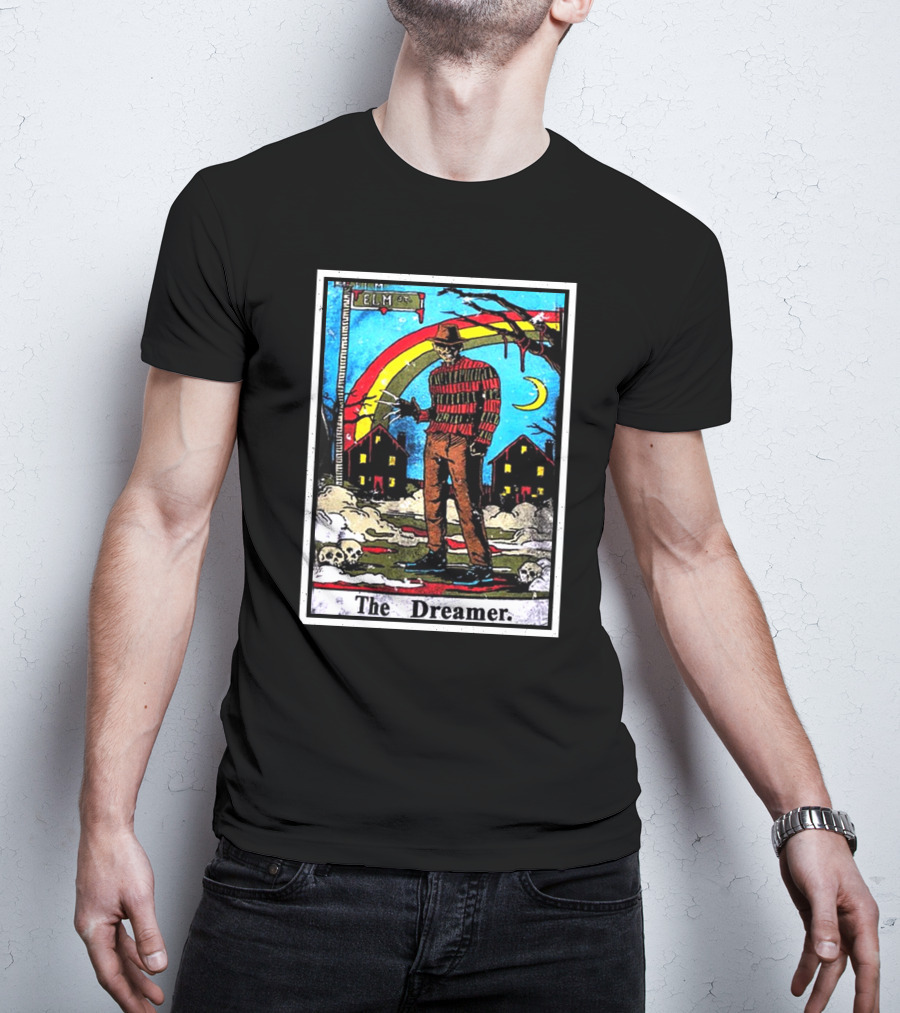 The Dreamer Elm Street Freddy Krueger Retro T-Shirt