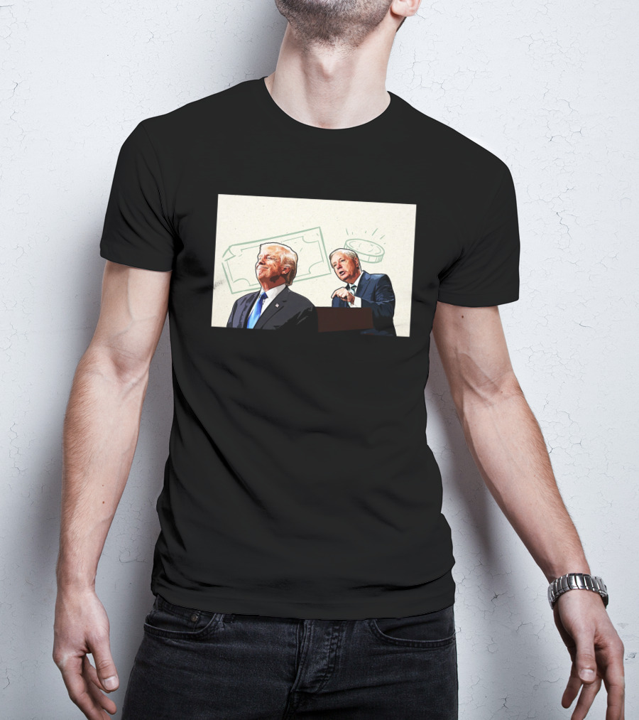 Lindsey Graham Pleads For Donations With Financial T-Shirt