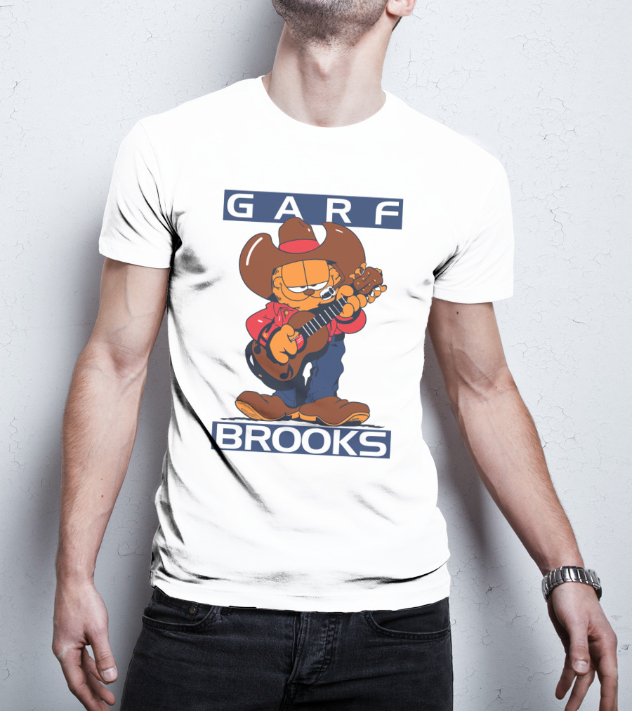 Garfield Garf Brooks Cowboy With Guitar T-Shirt