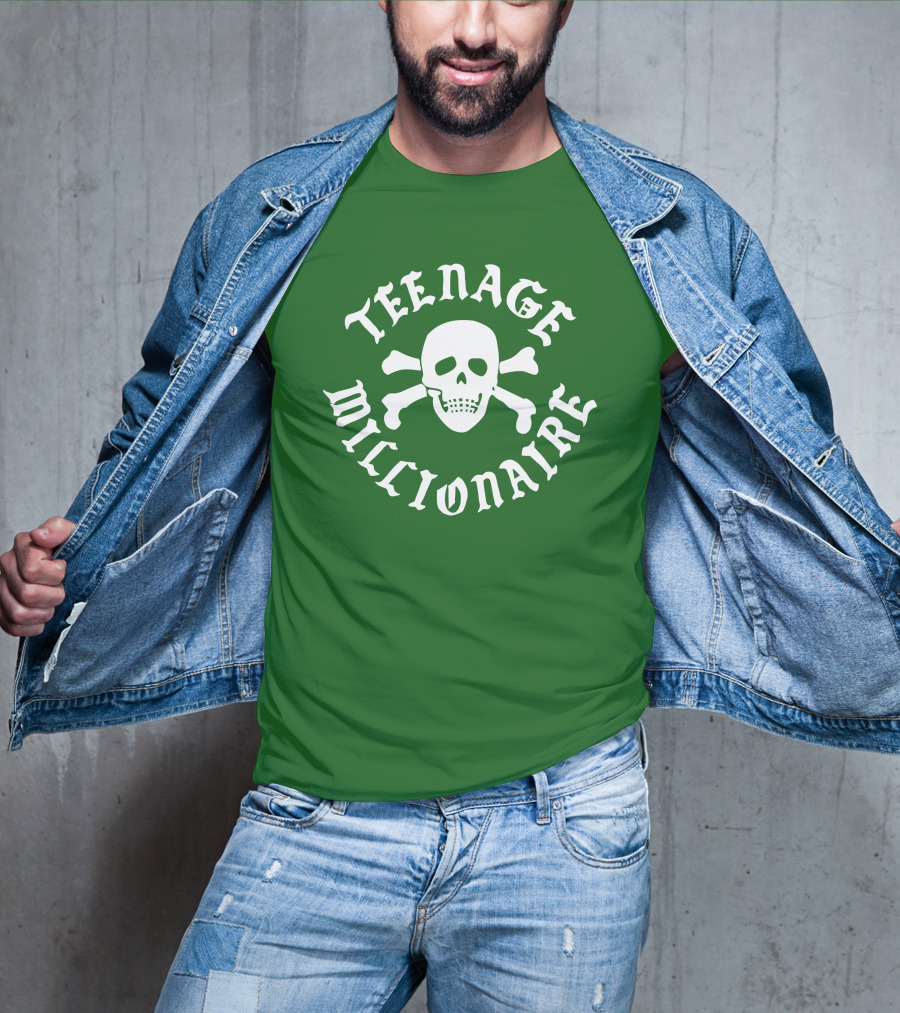 Teenage Millionaire Skull And Crossbones Classic T-Shirt