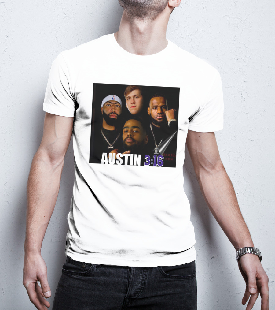 Lakers Basketball Austin 3 16 Players T-Shirt