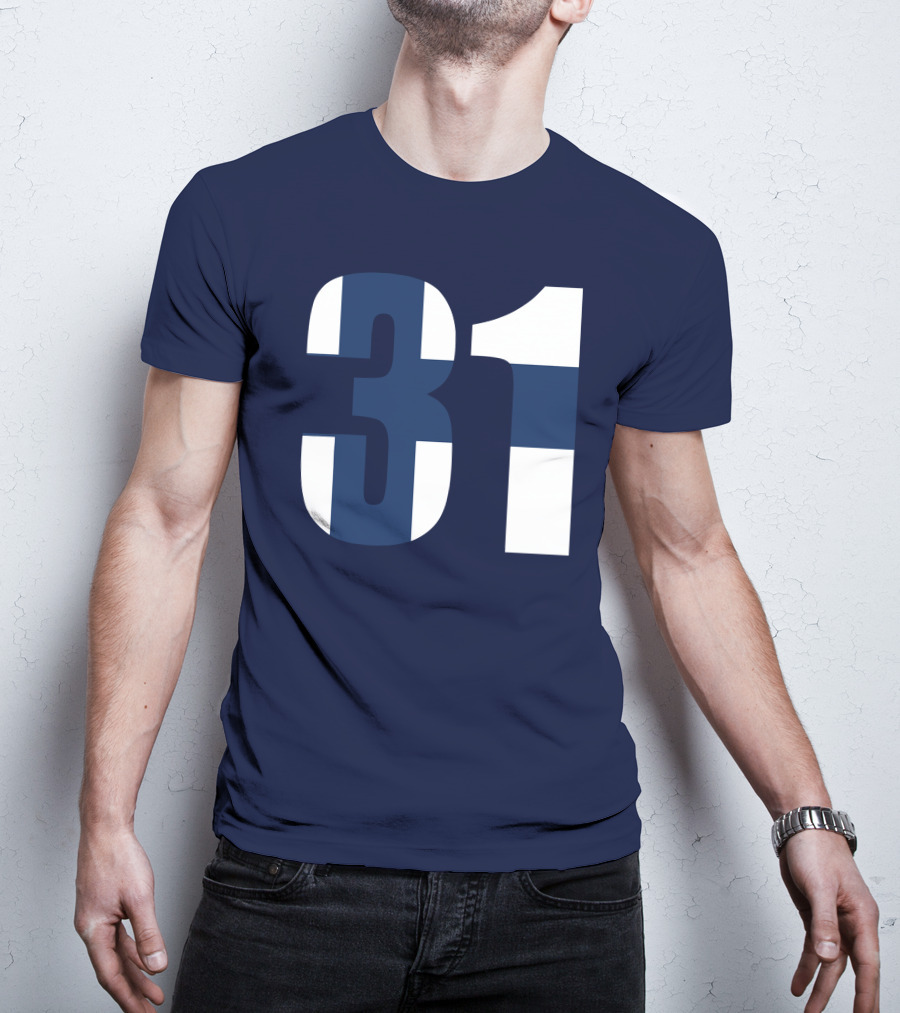 Nafo Finland 31 Finnish Flag Stripes T-Shirt