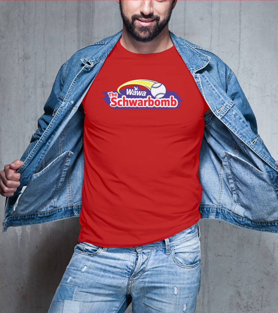 Wawa The Schwarbomb Baseball Iconic T-Shirt