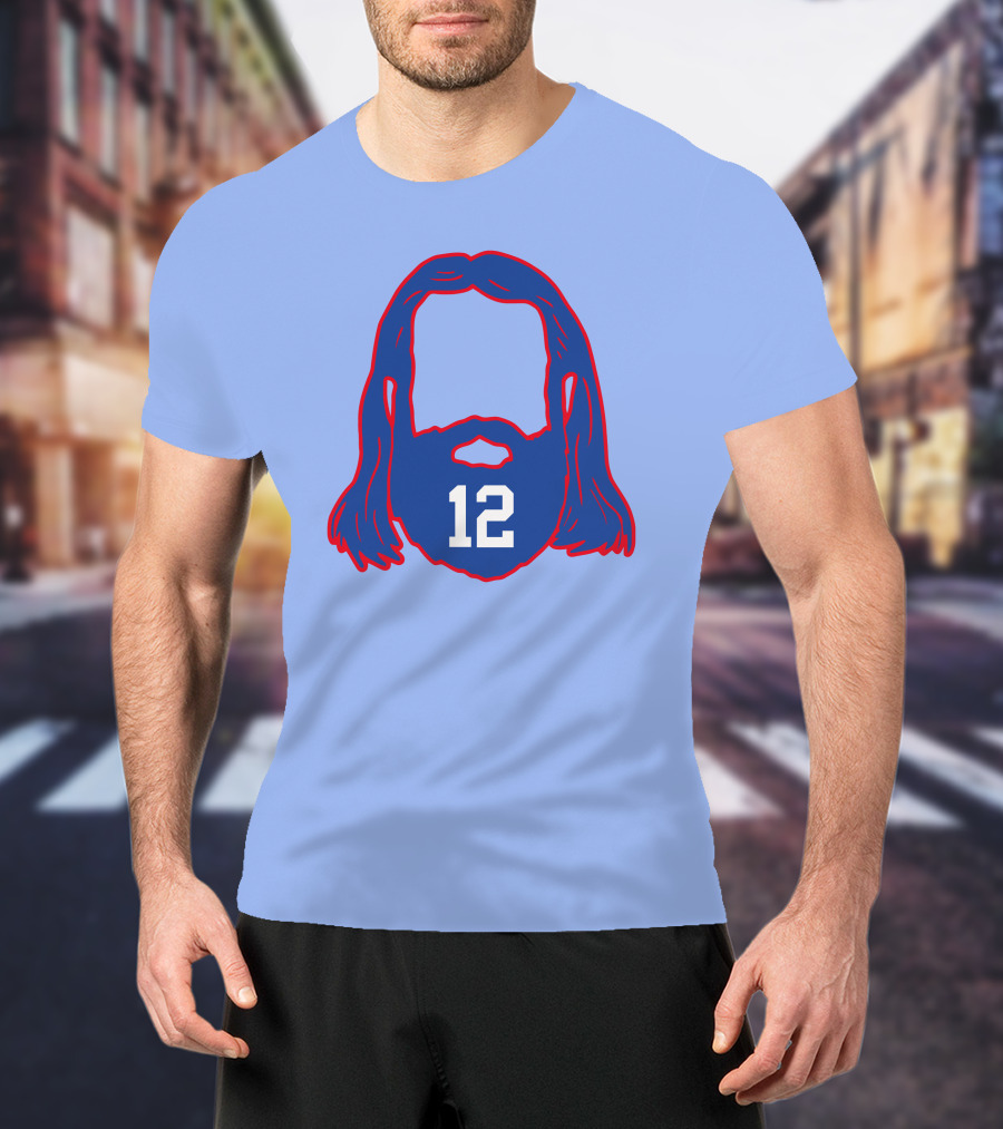 12 Blue Beard And Hair T-Shirt