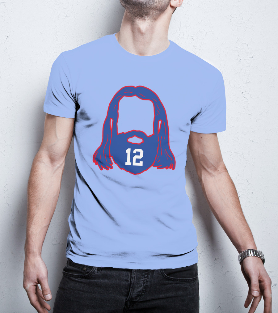 12 Blue Beard And Hair T-Shirt