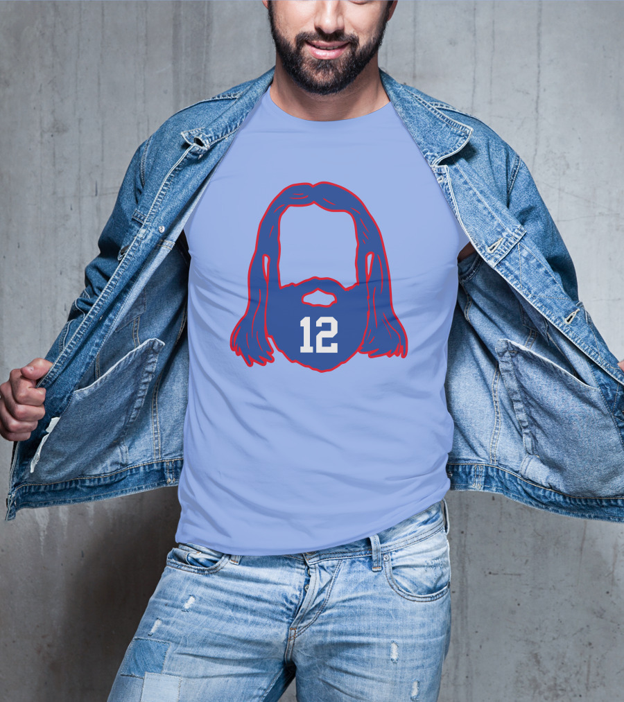 12 Blue Beard And Hair T-Shirt