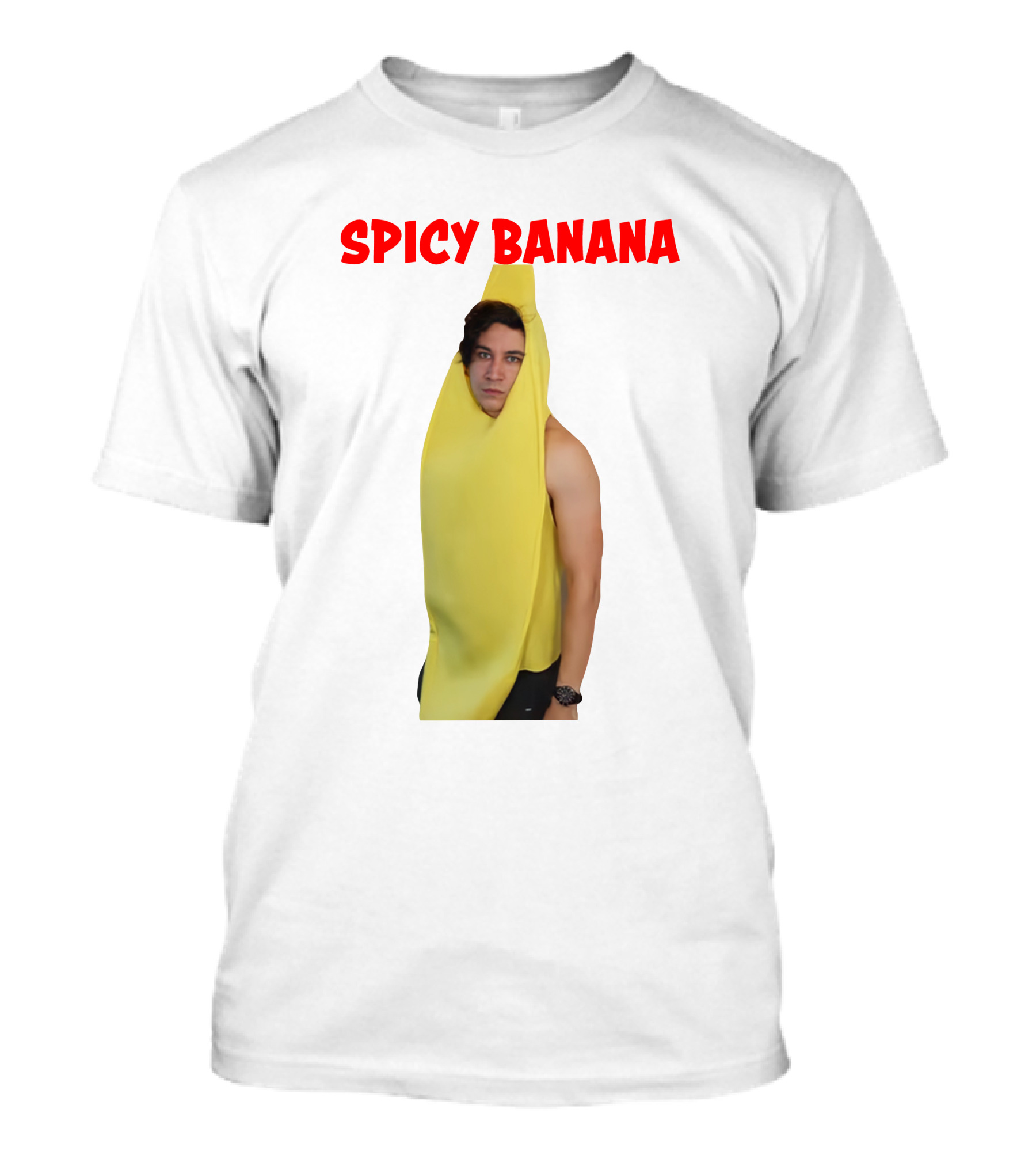 Spicy Banana Costume Humor With Thrasher Dan Vibes T-Shirt