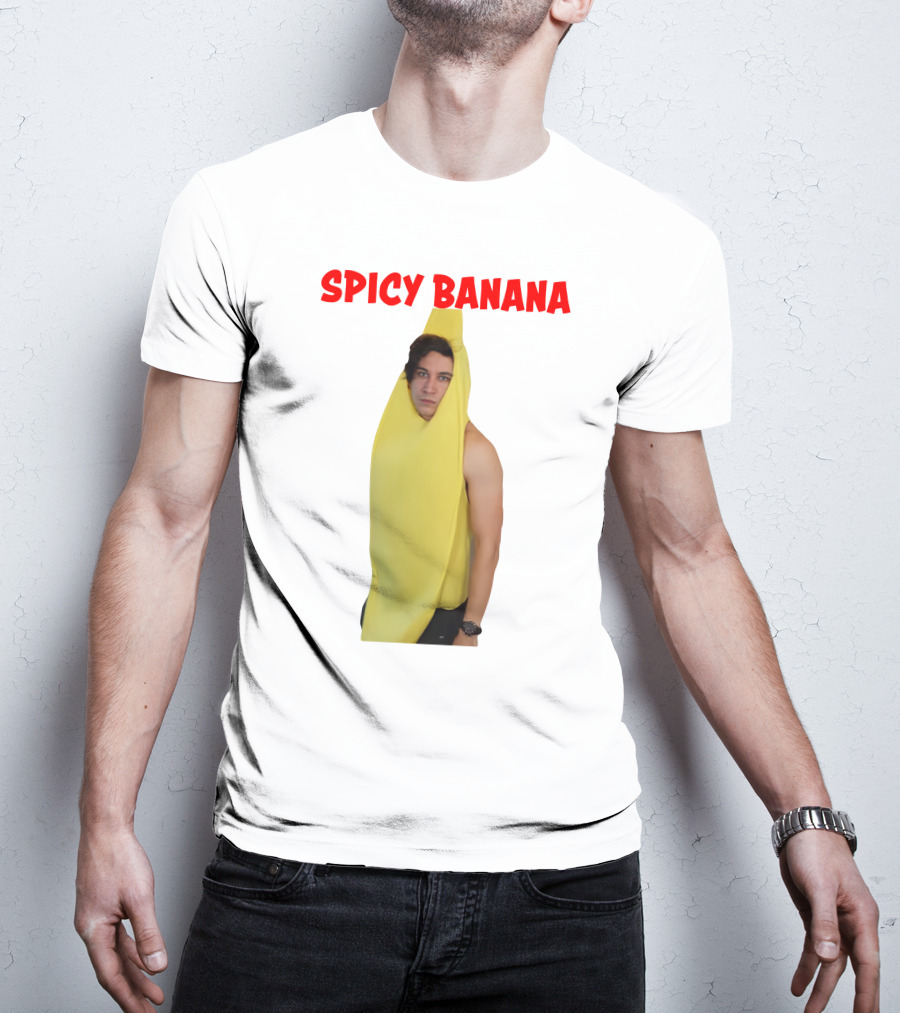 Spicy Banana Costume Humor With Thrasher Dan Vibes T-Shirt