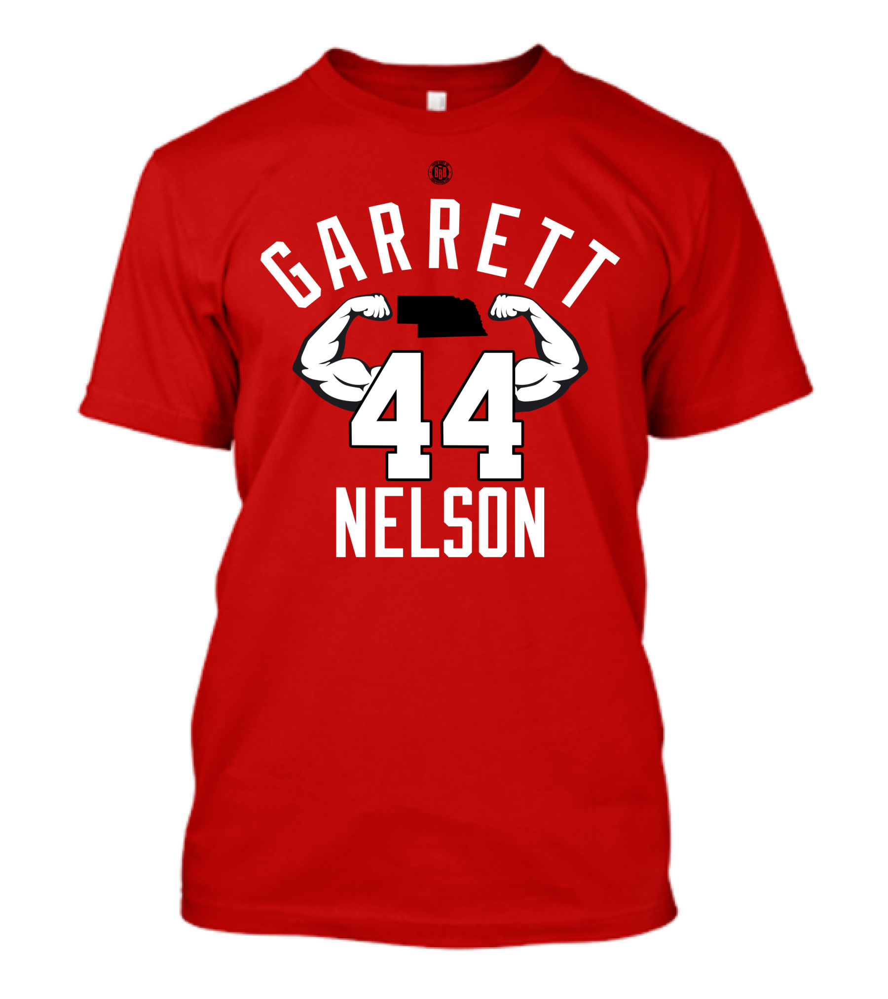 Garrett Nelson 44 Nebraska Strong T-Shirt