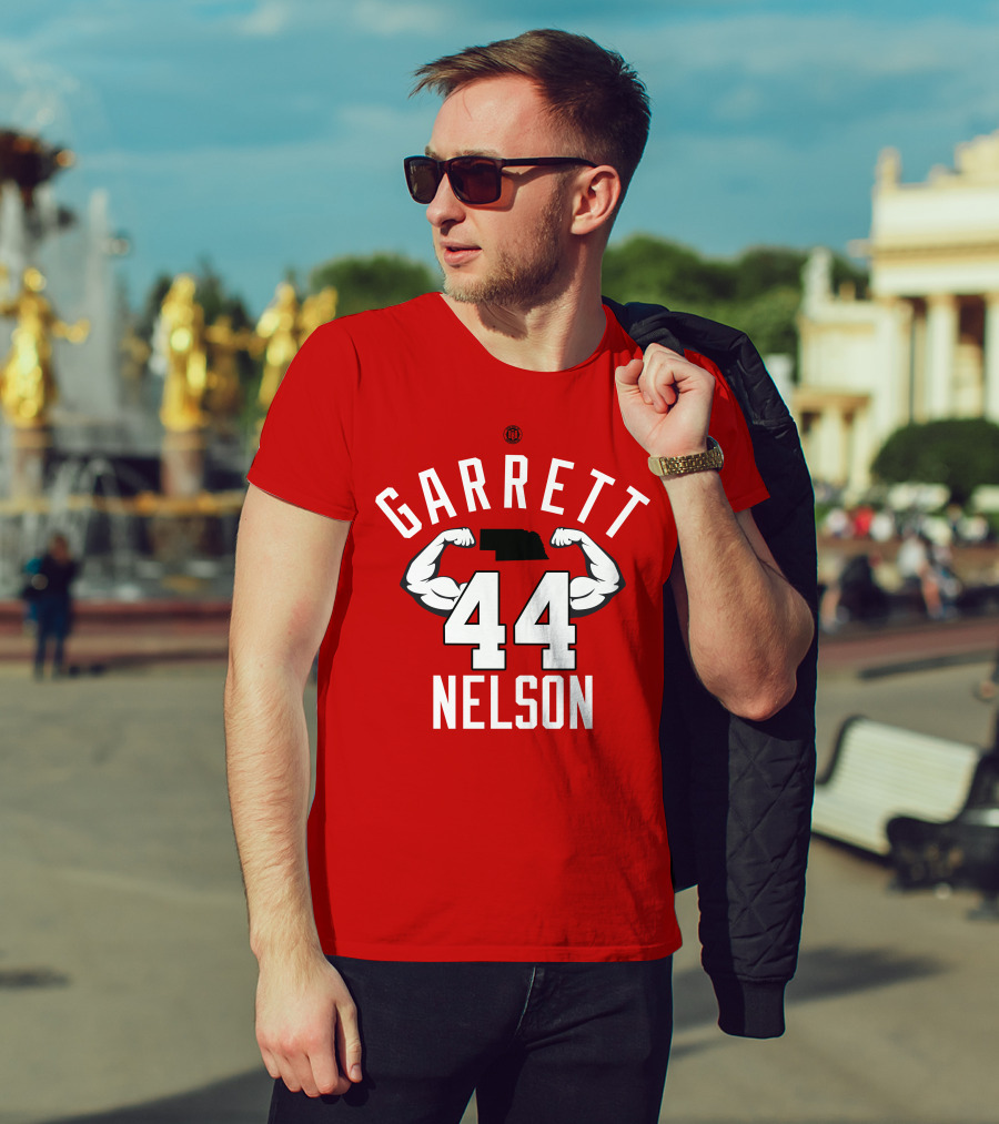 Garrett Nelson 44 Nebraska Strong T-Shirt