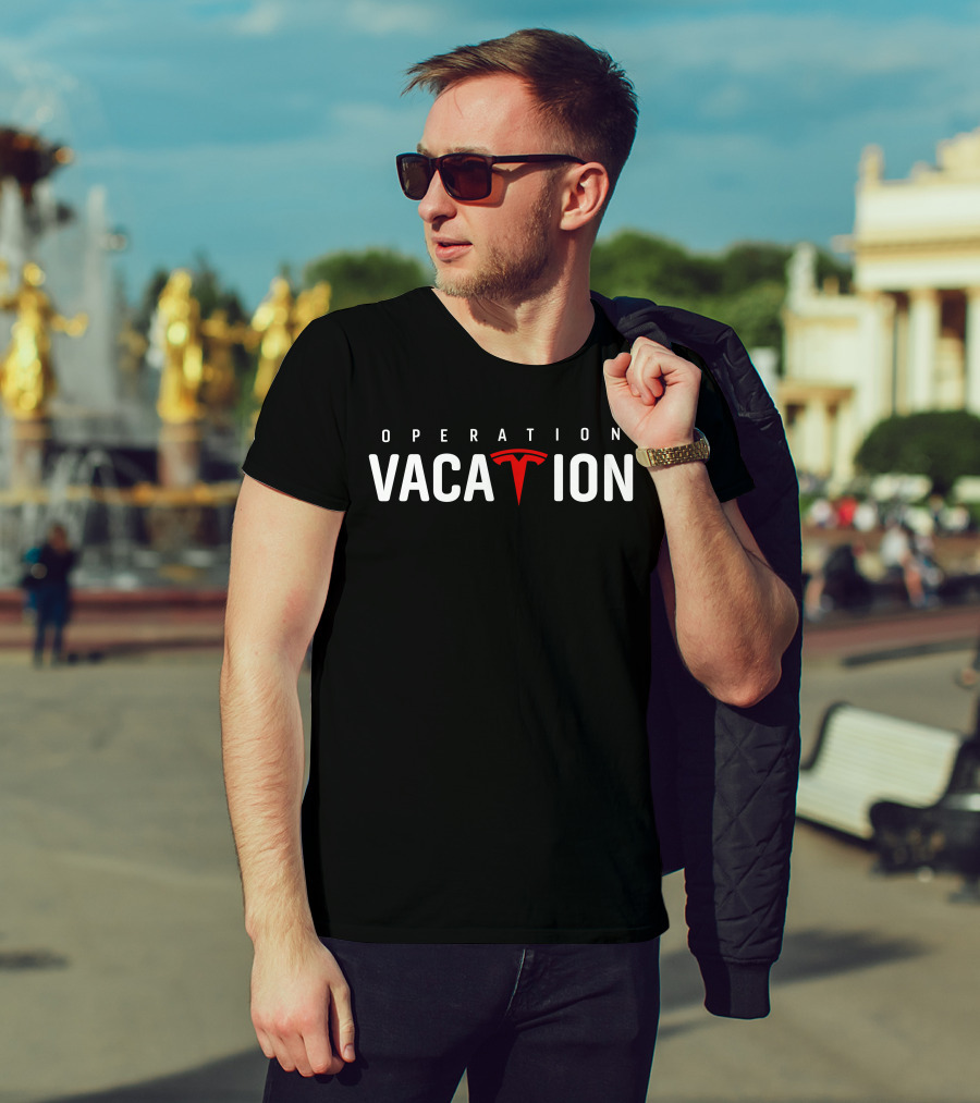 Operation Vacation Tesla T-Shirt