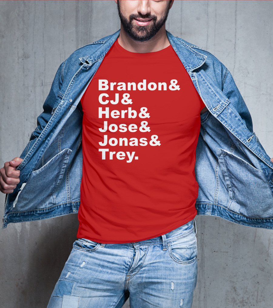 Brandon CJ Herb Jose Jonas Trey New Orleans Pelicans Fan T-Shirt