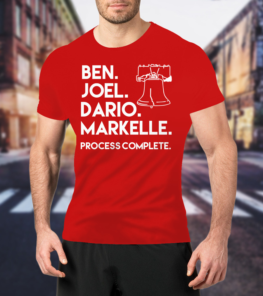 Ben Joel Dario Markelle Process Complete With Liberty Bell T-Shirt