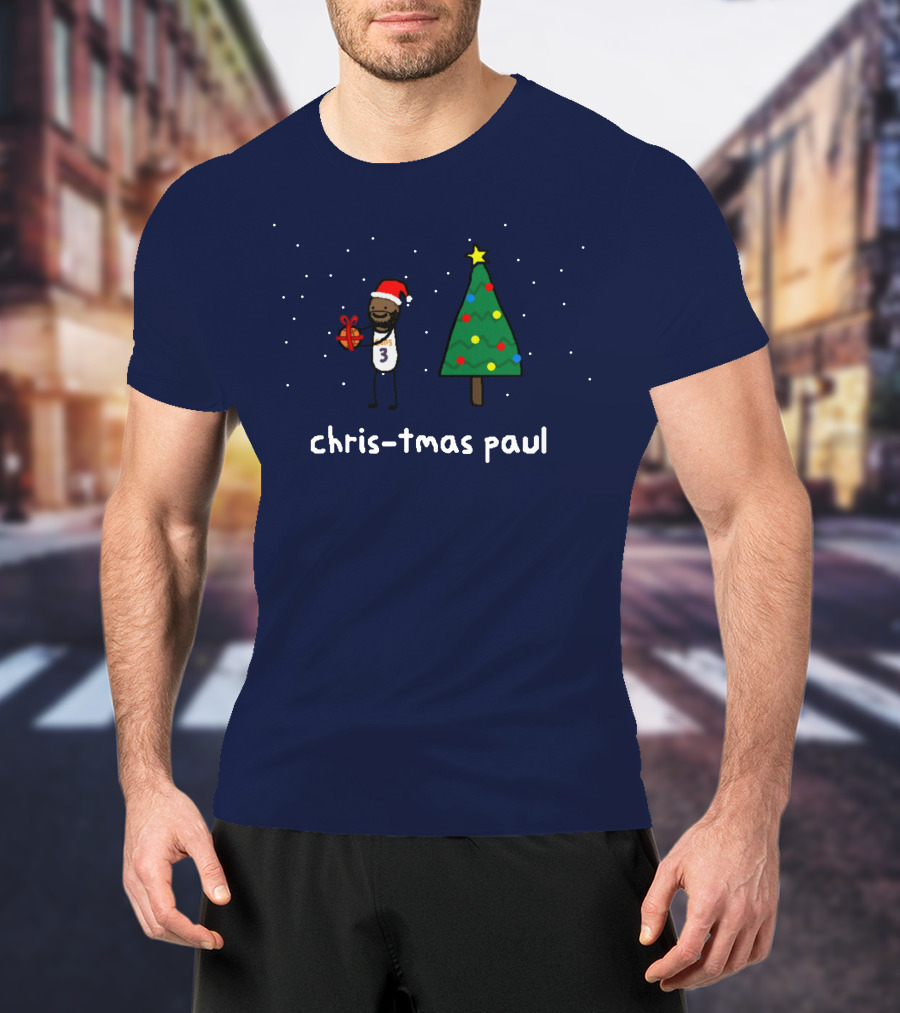 Chris-tmas Paul Holiday Merch NBA Paint Swea T-Shirt