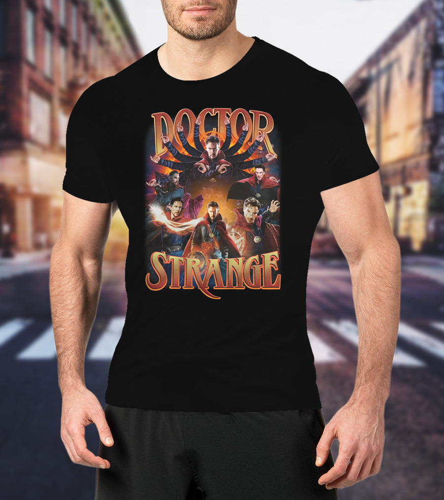 Doctor Strange Multiverse Collage T-Shirt