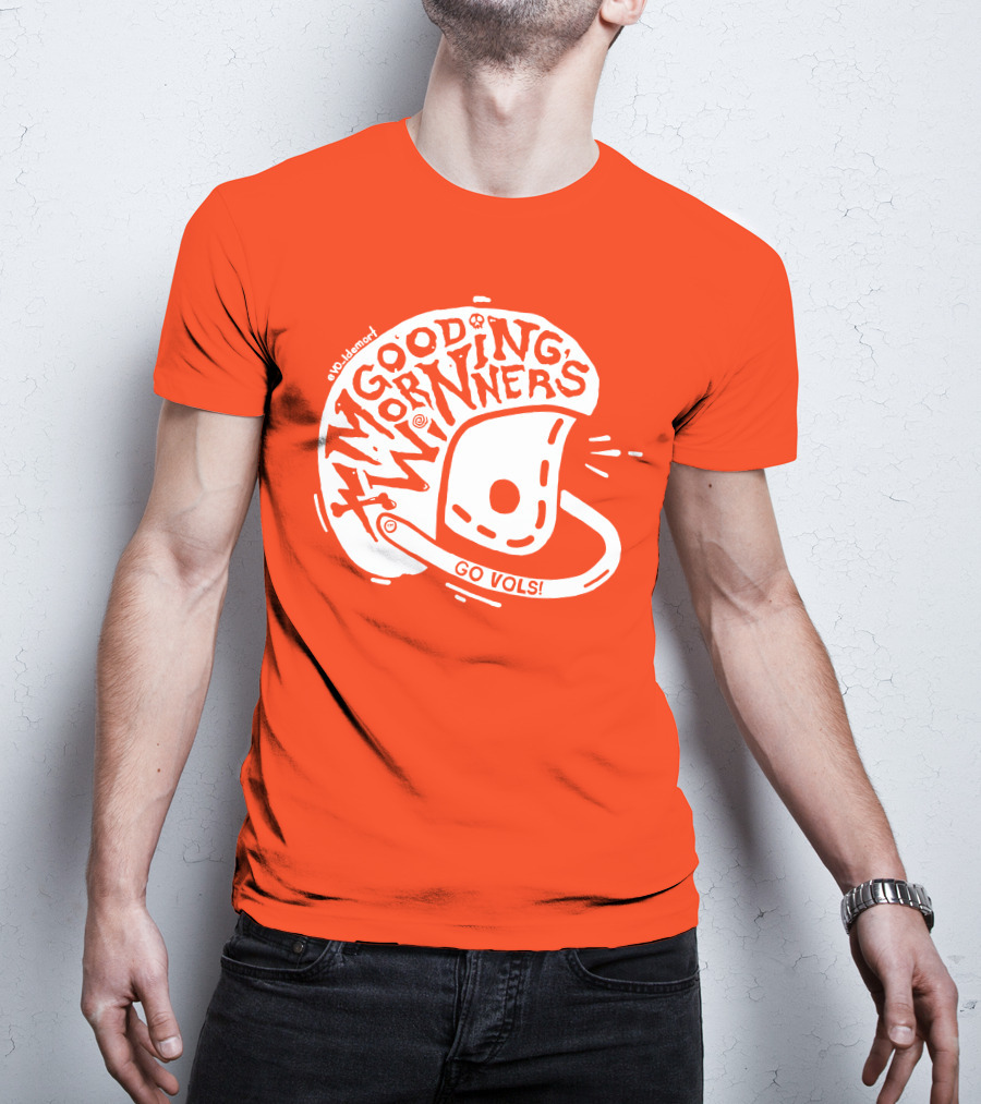 Good Morning Winners Go Vols Football Helmet T-Shirt