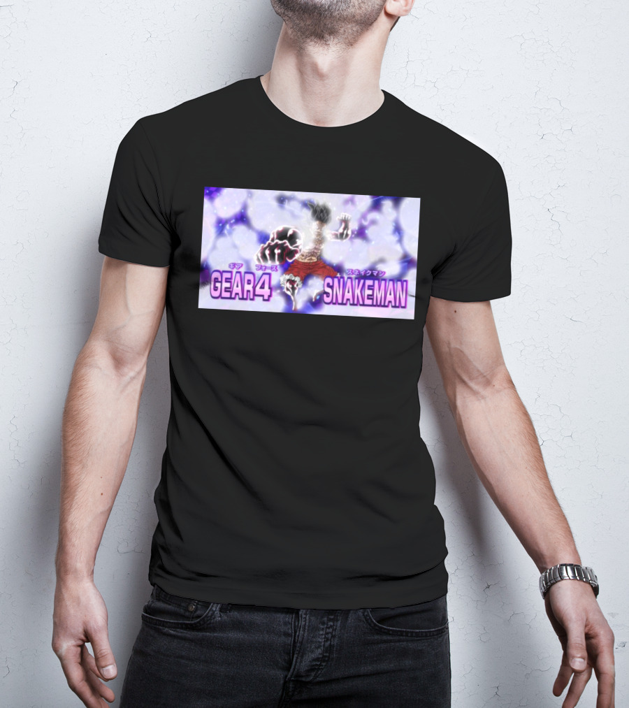 Gear 4 Snakeman Power Anime Character Luffy T-Shirt