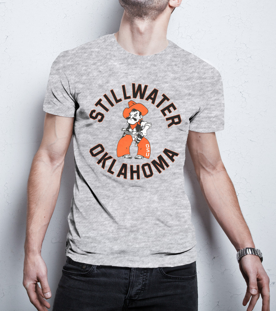 Charlie Hustle Merch Stillwater Oklahoma OSU Cowboy T-Shirt