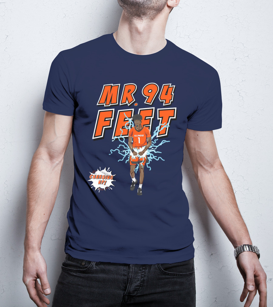Illinois MR. 94 FEET Charging Up T-Shirt