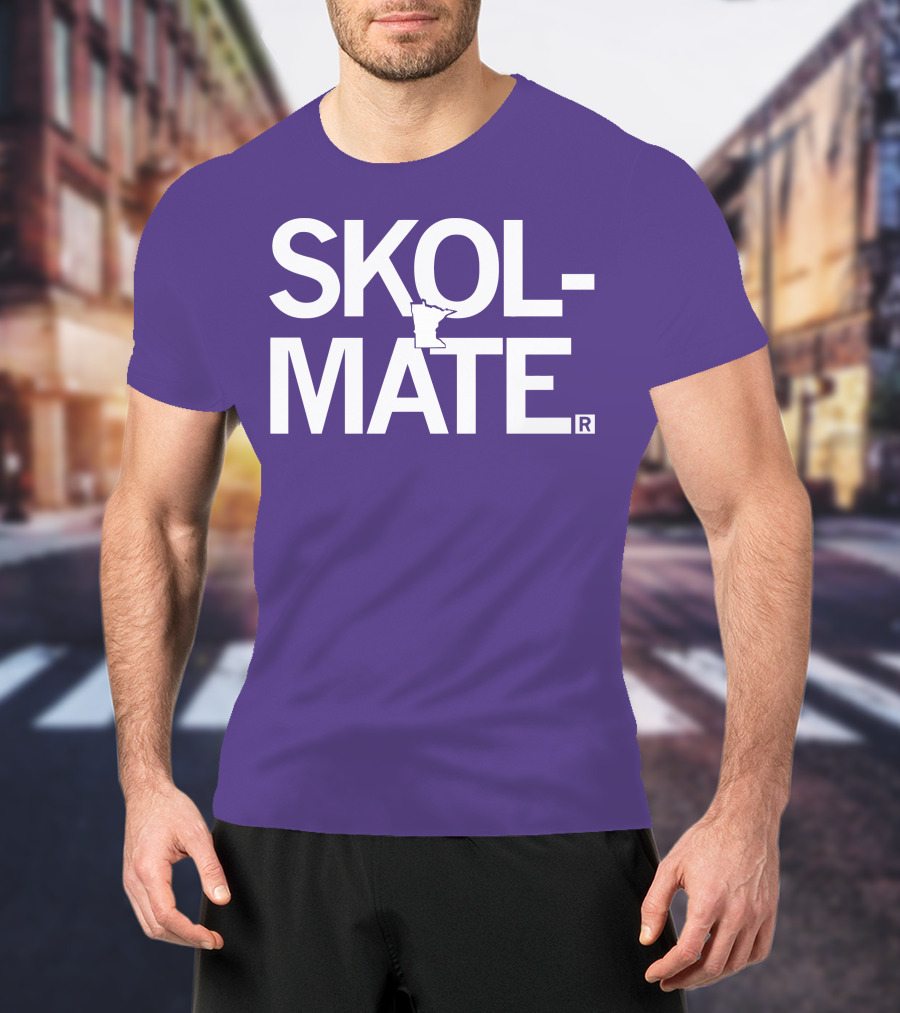 SKOL MATE Minnesota Vikings Fan T-Shirt