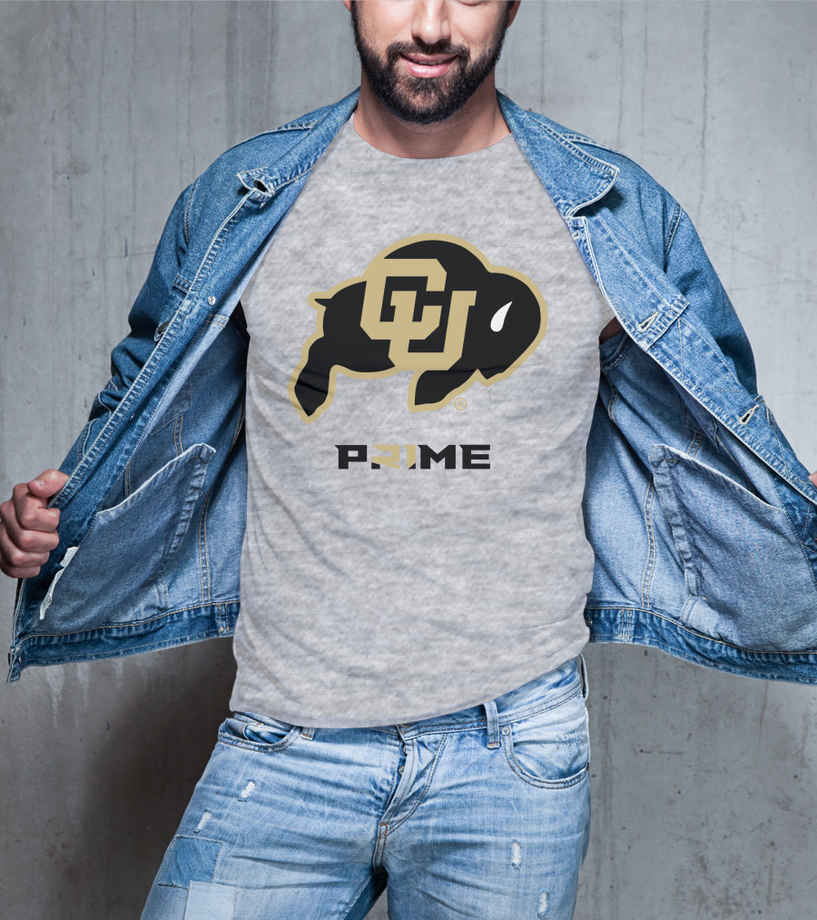 47 Brand Mvp Super Rival Ralphie CU Buffs Prime Coach Prime T-Shirt