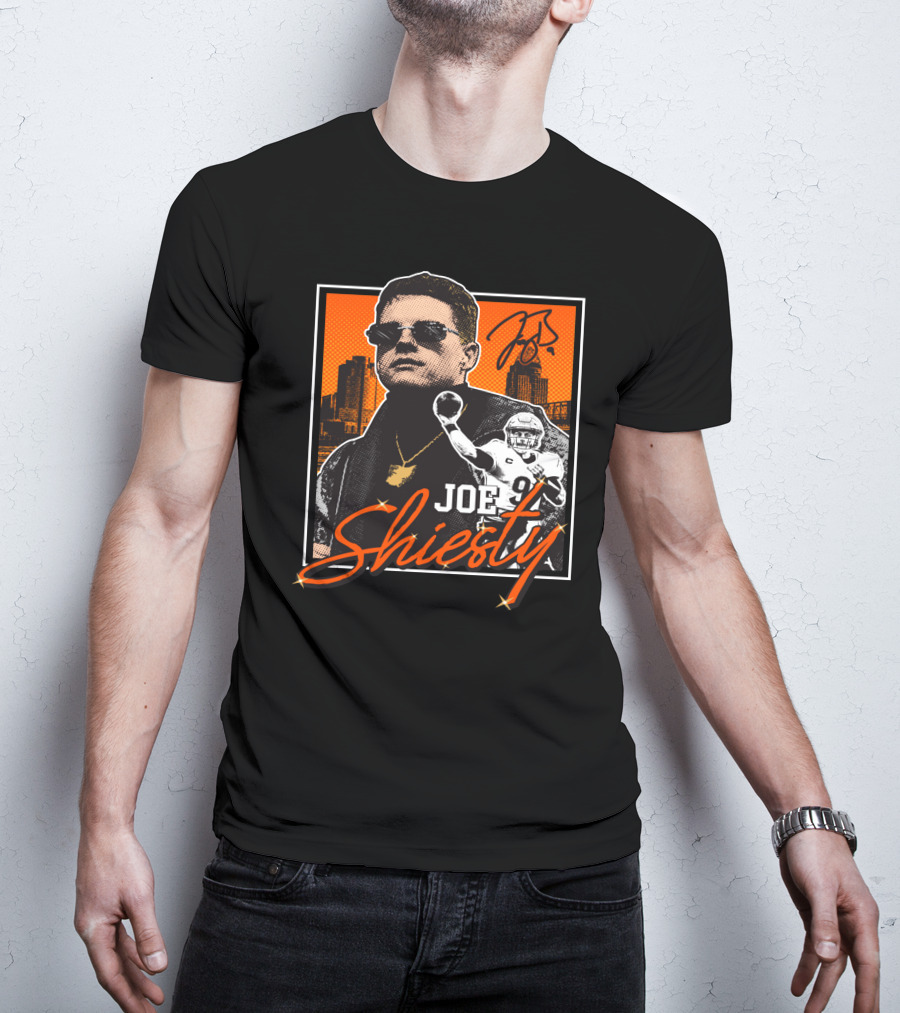 Joe Shiesty 9 Signature Urban Skyline Football T-Shirt