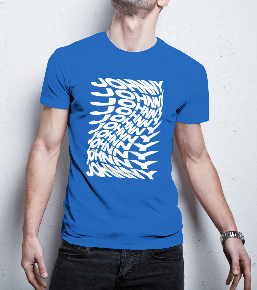 Johnny Orlando Johnny Optical Illusion Text T-Shirt