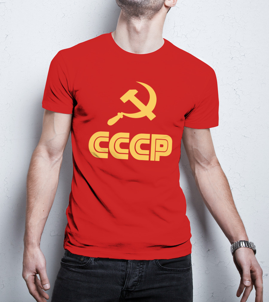 Schotthappens CCCP Soviet Hammer And Sickle Red T-Shirt