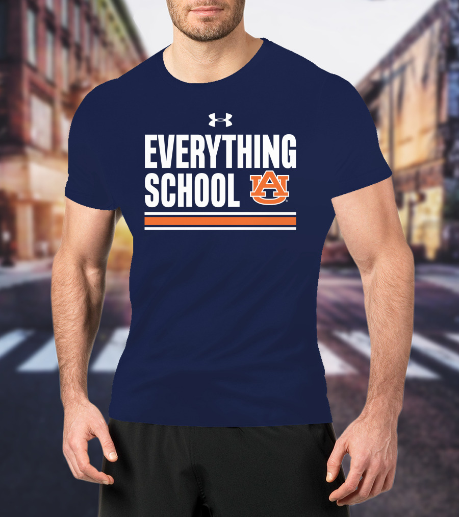Auburn Football Everything School Under Armour AU T-Shirt