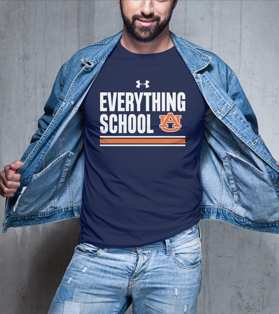 Auburn Football Everything School Under Armour AU T-Shirt