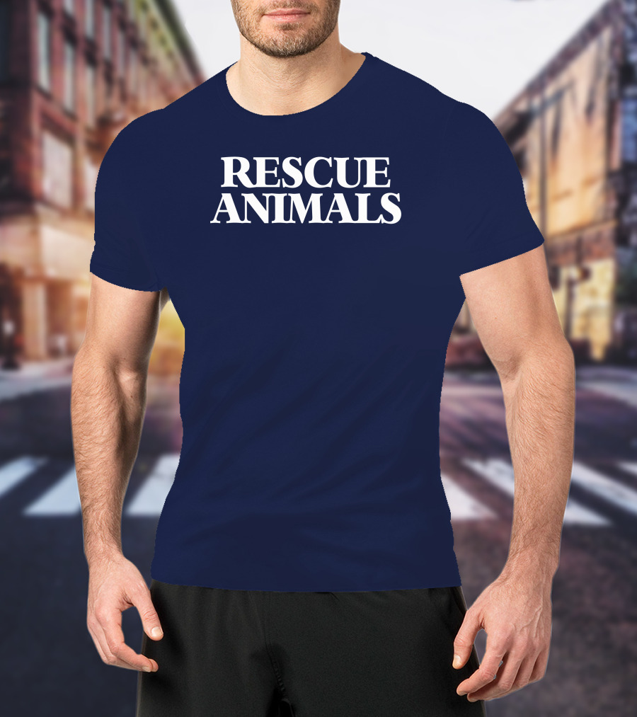 Vintagevegans Rescue Animals T-Shirt